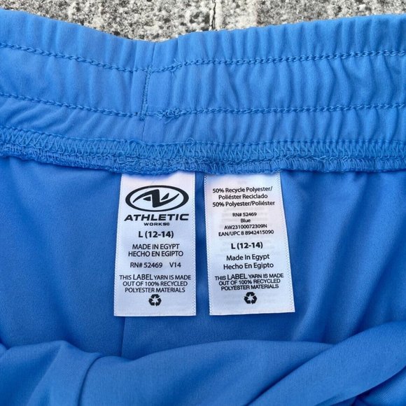 Athletic Works Women Shorts Sport Athletic Blue Shorts Size L 12-14 - Picture 3 of 6
